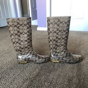 Coach Rain Boots